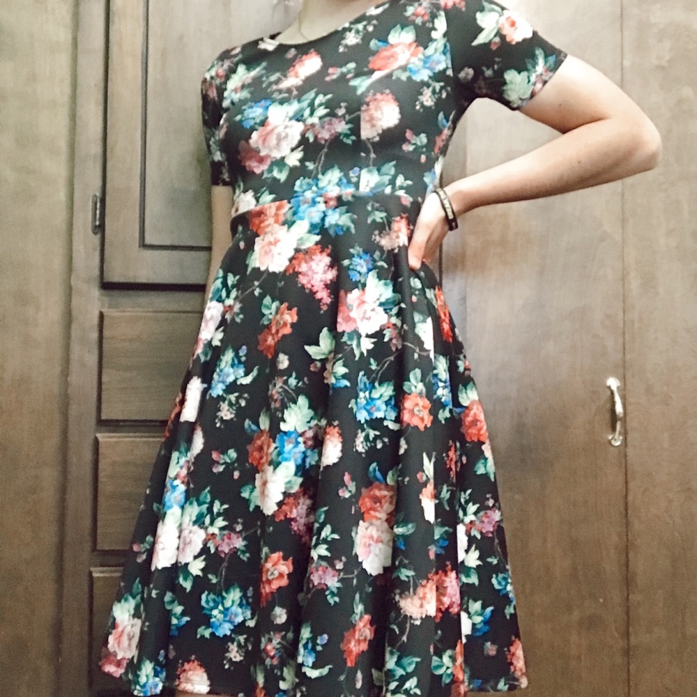 floral midi dress